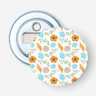 Décapsuleur Coquilles Marines Escargot de Mer Fleur Orange