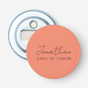 Décapsuleur Coral personnalisé homme d'honneur 