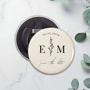 Décapsuleur Couples personnalisés Mariage douche enregistrer l