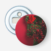 couronne de Noël avec des baies rouges     