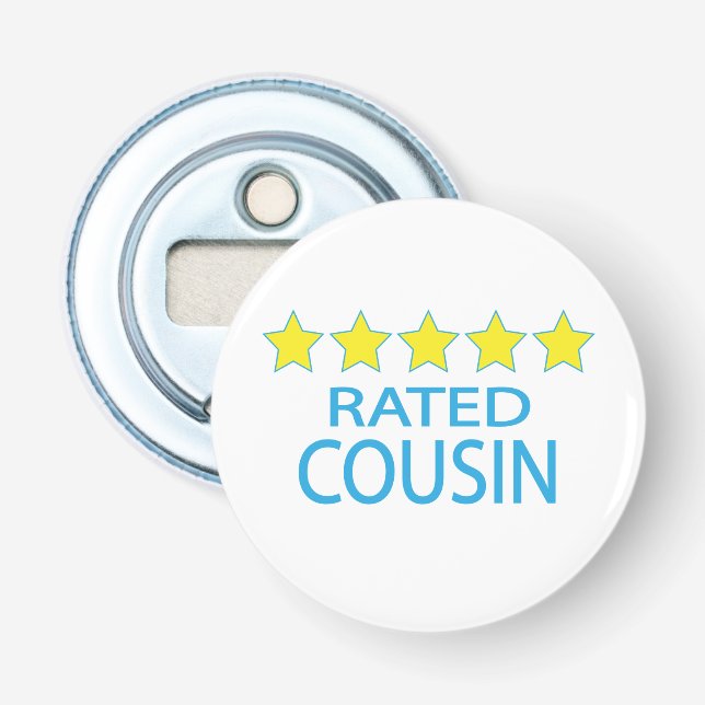 Décapsuleur Cousin cinq étoiles (Devant)