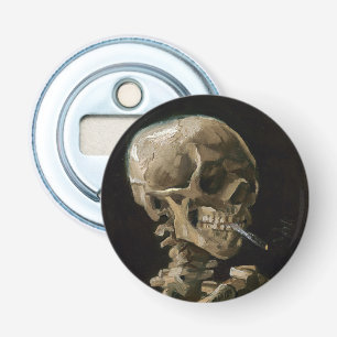 Décapsuleur Crâne avec brûler la cigarette Vincent van Gogh Ar