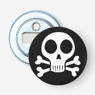 Décapsuleur Crâne éffrayant sur un arrière - plan noir