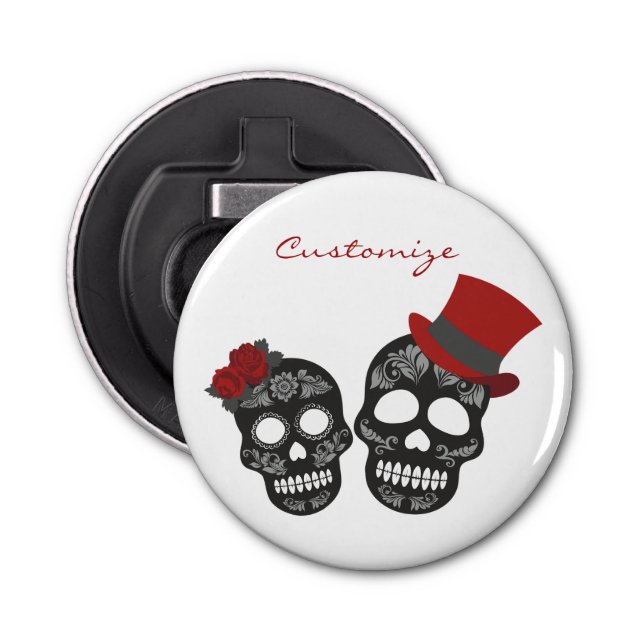 Décapsuleur Crânes noirs Duo Thunder_Cove (Devant)