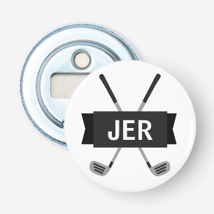 Décapsuleur Croix Moderne Personnalisée avec Monogramme et Clu