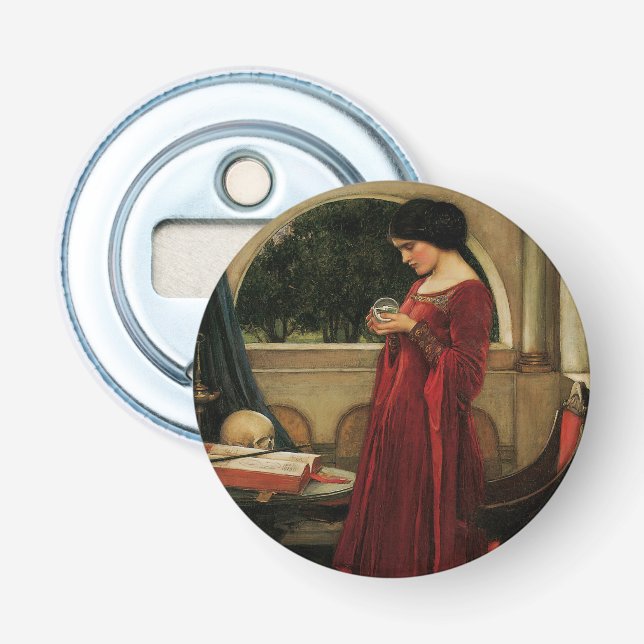 Décapsuleur Crystal Ball Woman Waterhouse Peinture (Devant)
