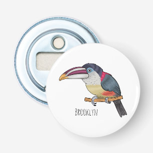 Décapsuleur Curl crested aracari bird cartoon