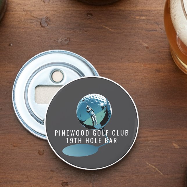 Décapsuleur Custom Golf Bottle Opener, Personalized 19th Hole  (Créateur téléchargé)