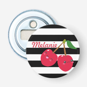 Décapsuleur Cute Kawaii Cherry rayé Personnalisé