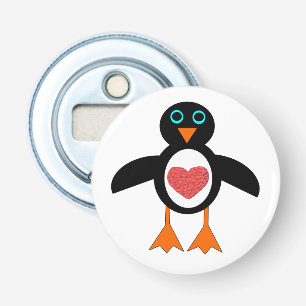 Décapsuleur Cute Love Coeur Penguin Ouverture de bouteille