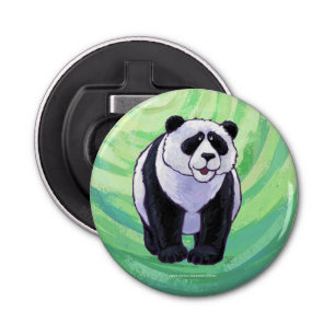 Décapsuleur Cute ours Panda sur vert