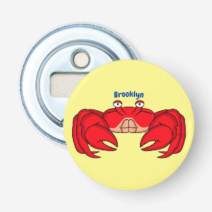 Décapsuleur Cute red crab cartoon