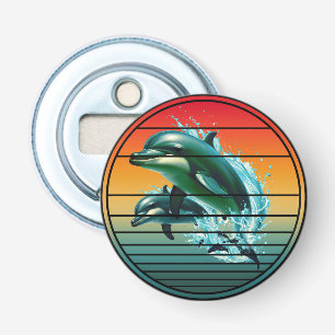 Décapsuleur Dauphin Vintage Océan Créature Marine Dauphins