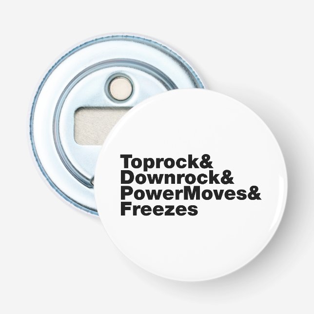 Décapsuleur Déplacements de rupture (Breakdance) (Devant)