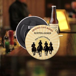 Décapsuleur Derniers Cowboys de Rodéo Couché du Mari Nom du Ma