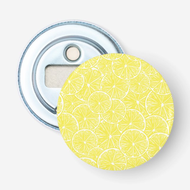 Décapsuleur Design motif de tranches de citron (Devant)