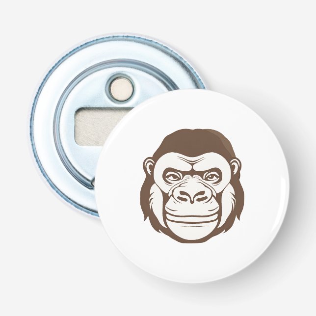 Décapsuleur Dessin de dessin de Gorilla (Devant)