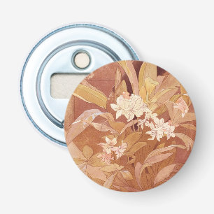 Décapsuleur Détail floral Art nouveau d'Alphonse Mucha
