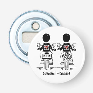 Décapsuleur Deux Chambres Biker Moto Mariage Faveur