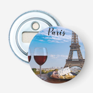 Décapsuleur Deux verres de vin en café à Paris
