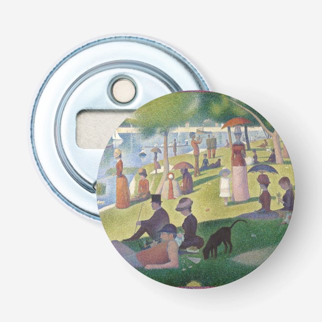 Décapsuleur Dimanche sur La Grande Jatte Seurat Peinture (Devant)