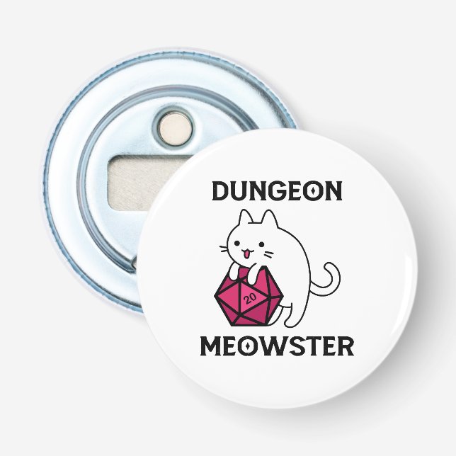 Décapsuleur Donjon Meowster Chat Drôle (Devant)