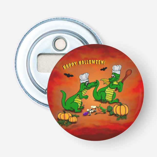 Décapsuleur Dragons - Joyeux Halloween ! Aujourd'hui je vais c (Devant)