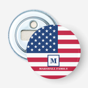 Décapsuleur Drapeau américain Customisé Monogramme 4 juillet