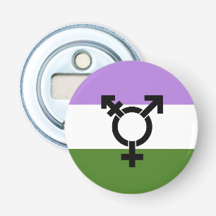 Décapsuleur Drapeau de fierté genderqueer