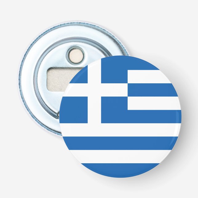 Décapsuleur Drapeau de la Grèce (Devant)