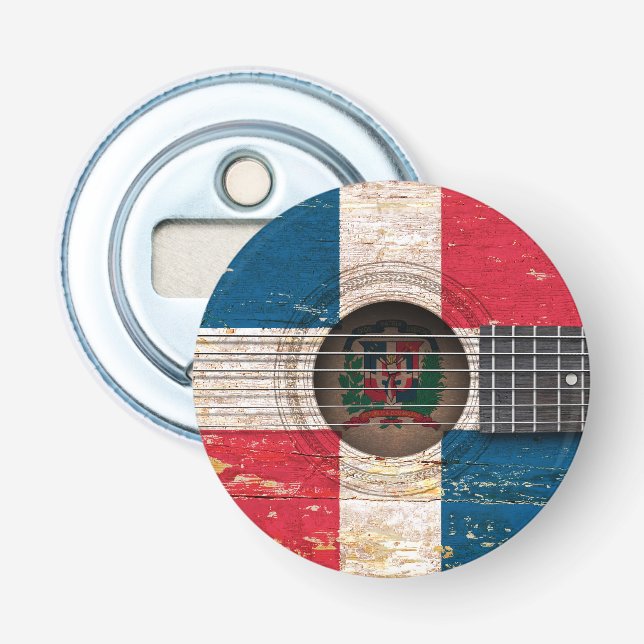 Décapsuleur Drapeau de la République Dominicaine sur la (Devant)