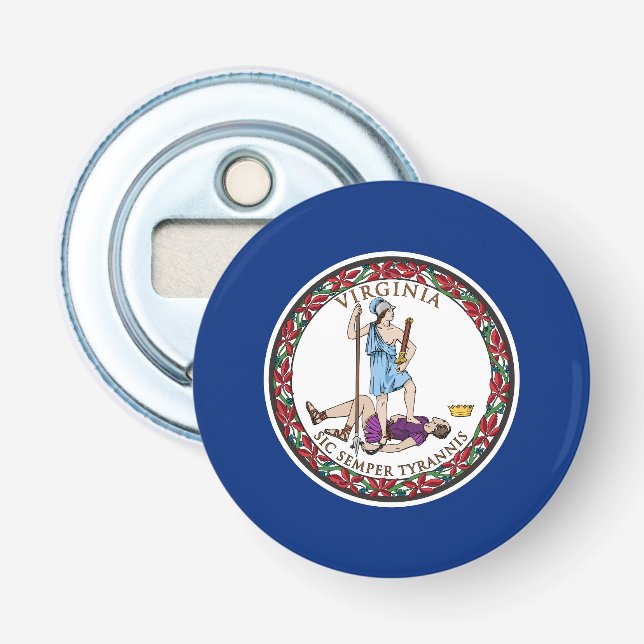 Décapsuleur Drapeau de l'État de Virginie (Devant)