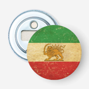Décapsuleur Drapeau de l'Iran Lion et Soleil Drapeau du Shah d