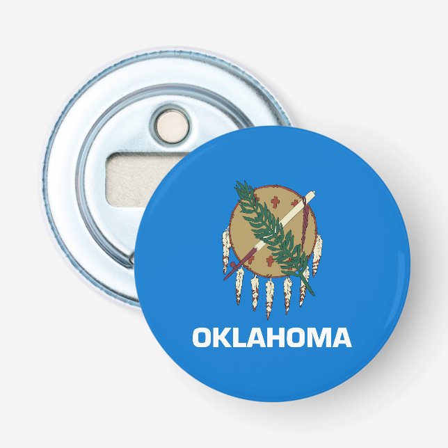 Décapsuleur Drapeau de l'Oklahoma (Devant)
