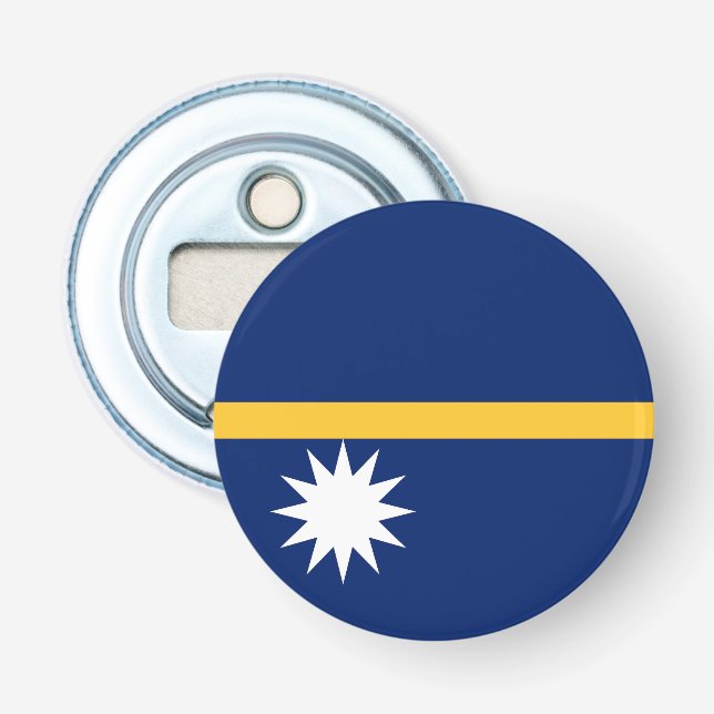 Décapsuleur Drapeau de Nauru (Devant)
