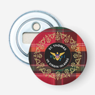 Décapsuleur Drapeau des îles Vierges américaines St Thomas Mad