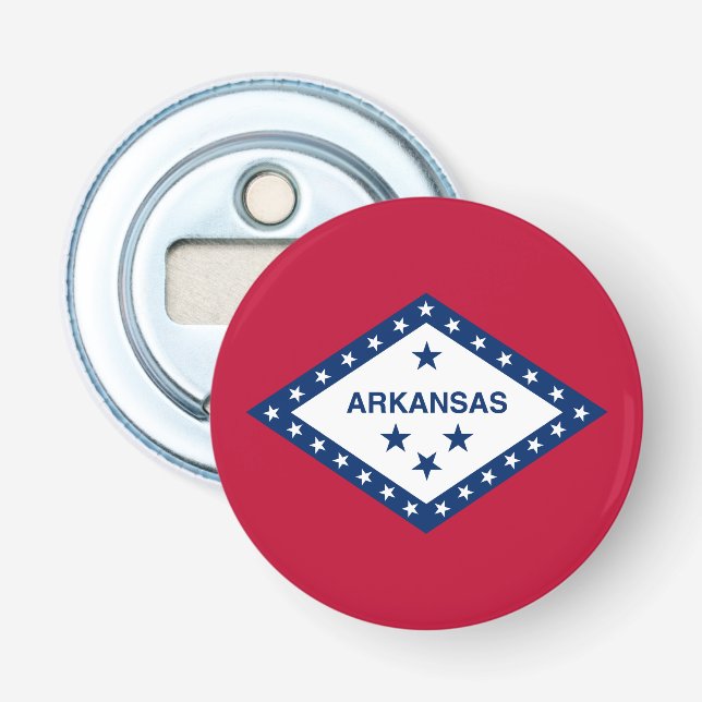 Décapsuleur Drapeau d'État de l'Arkansas (Devant)