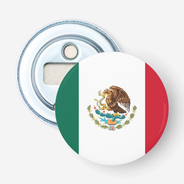 Décapsuleur Drapeau Mexicain - Drapeau du Mexique (Devant)
