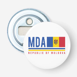 Décapsuleur Drapeau Moldavie & Design de code ISO