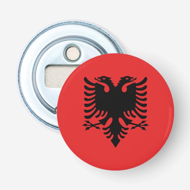 Décapsuleur Drapeau patriotique albanais (Devant)