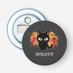 Décapsuleur Drôle Chat Noir Quelle Cute Kitten Aimants Humour 