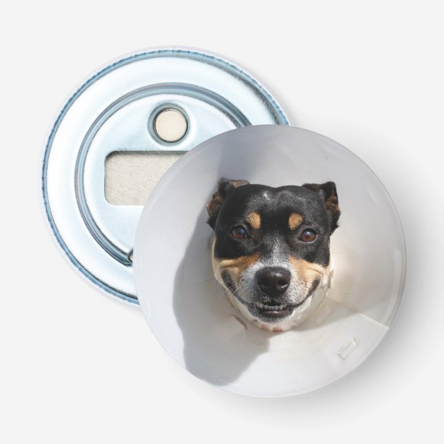 Décapsuleur Drôle chien souriant (Devant)