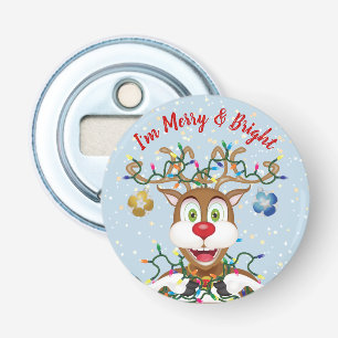 Décapsuleur Drôle Noël Whimisical Reindeer