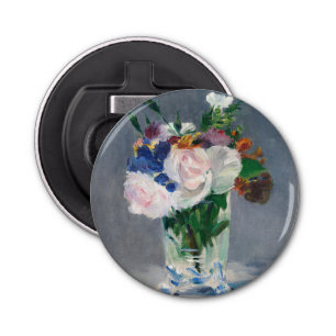 Décapsuleur Edouard Manet - Fleurs dans un Vase de Cristal