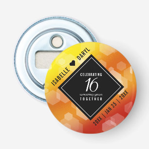 Décapsuleur Élégant 16ème anniversaire de Mariage de Topaz d'o