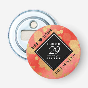 Décapsuleur Élégant 29e anniversaire du Mariage Garnet