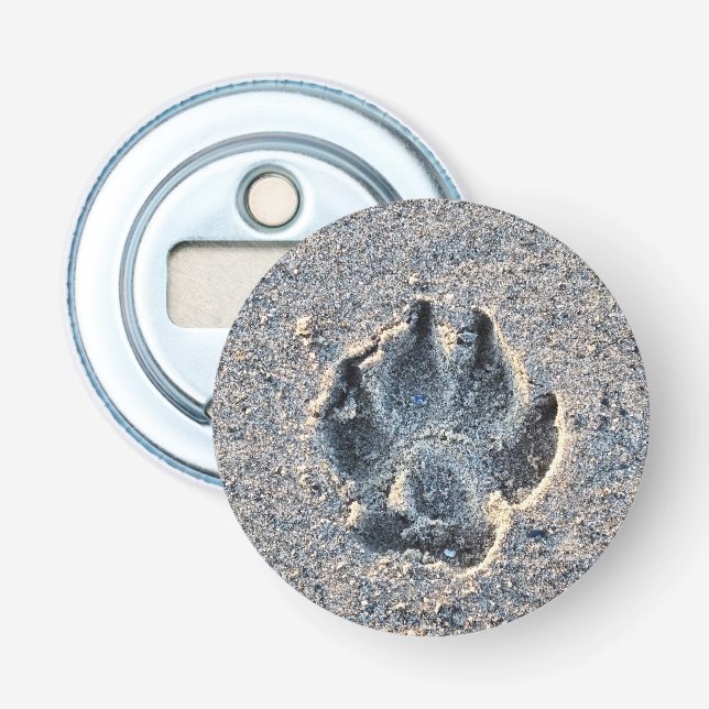 DÉCAPSULEUR EMPREINTE DANS LE SABLE (Devant)