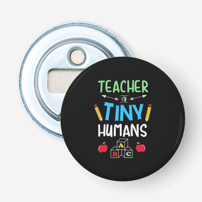Décapsuleur Enseignant Cadeau enseignant minuscules humains (Devant)