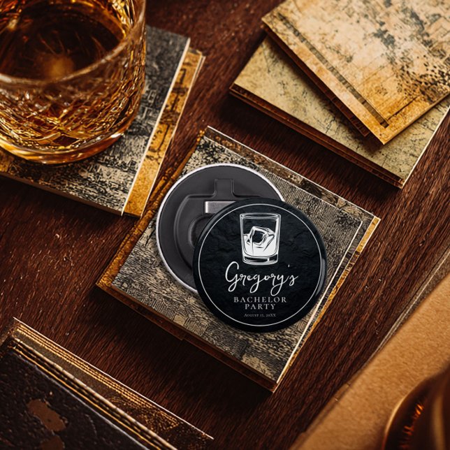 Décapsuleur Enterrement de vie de garçon moderne élégant (Créateur téléchargé)