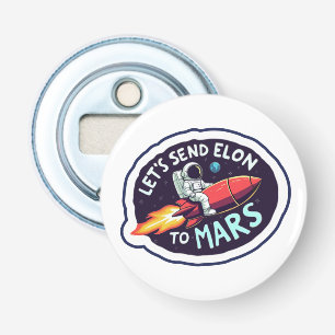 Décapsuleur Envoie Elon à Mars Bottle Opener